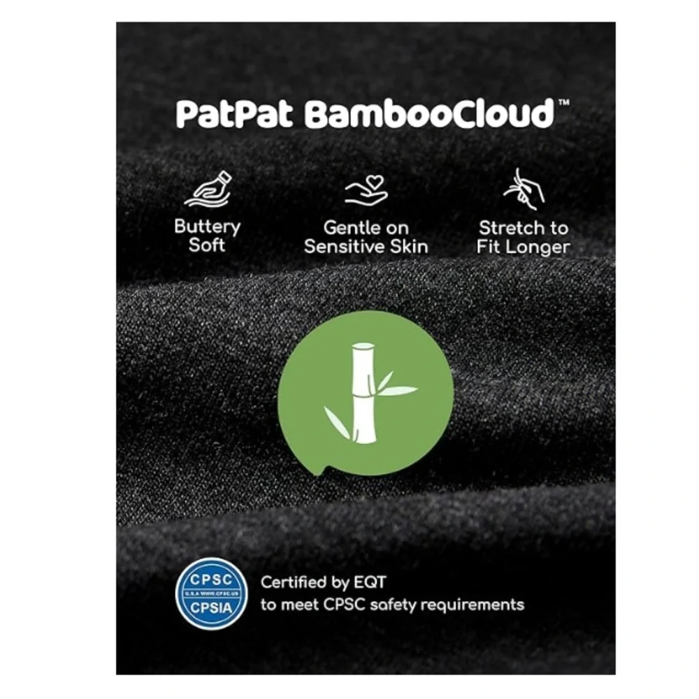 4 Pack Long Sleeve Bamboo Baby Body Suits By PapPat 3-6 Mos